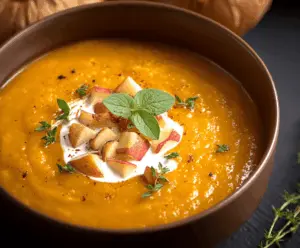 Apple & Sweet Potato Soup