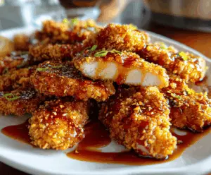 Baked Crunchy Hot Honey Chicken