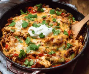 Chicken Fajita Casserole