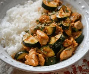 Chicken Zucchini Stir Fry