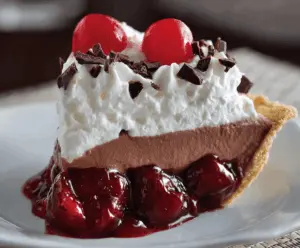 Chocolate Cherry Cream Pie