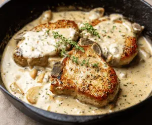 Creamy Garlic Pork Chops