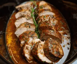 Slow Cooker Pork Tenderloin