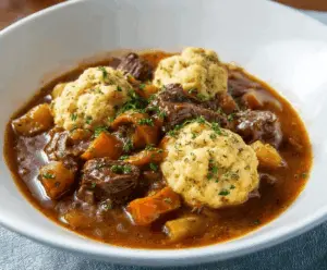 Beef Stew with Dumplings