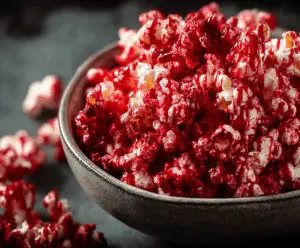 Bloody Red Velvet Popcorn