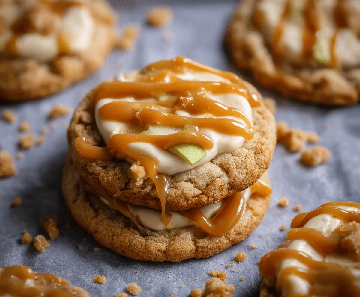 Soft Caramel Apple Cookies Recipe