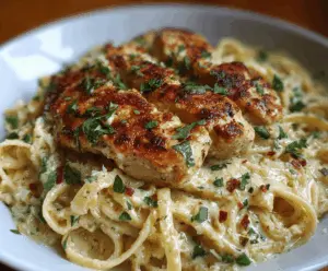 Creamy Garlic Parmesan Chicken Pasta