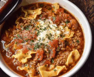 Crockpot Lasagna Soup