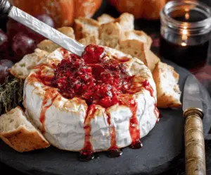 Halloween Bloody Baked Brie
