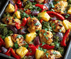 Hawaiian Chicken Sheet Pan