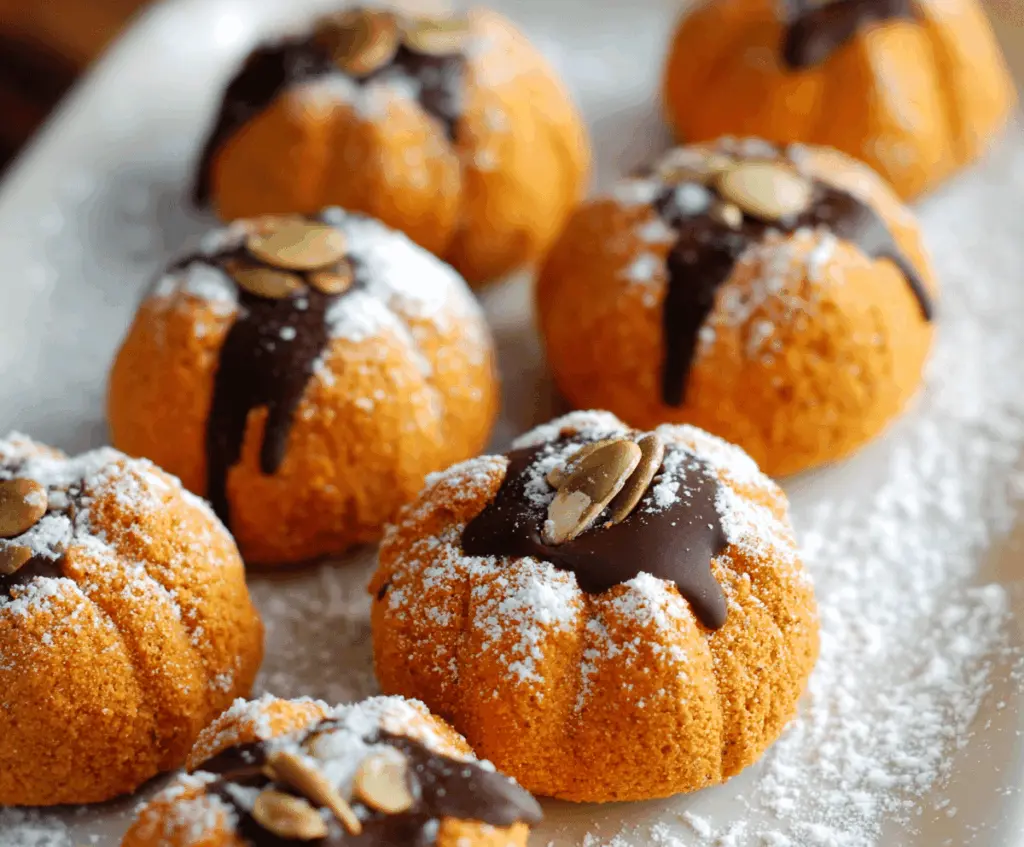 Delicious pumpkin cheesecake truffles garnished with cinnamon, perfect for fall desserts