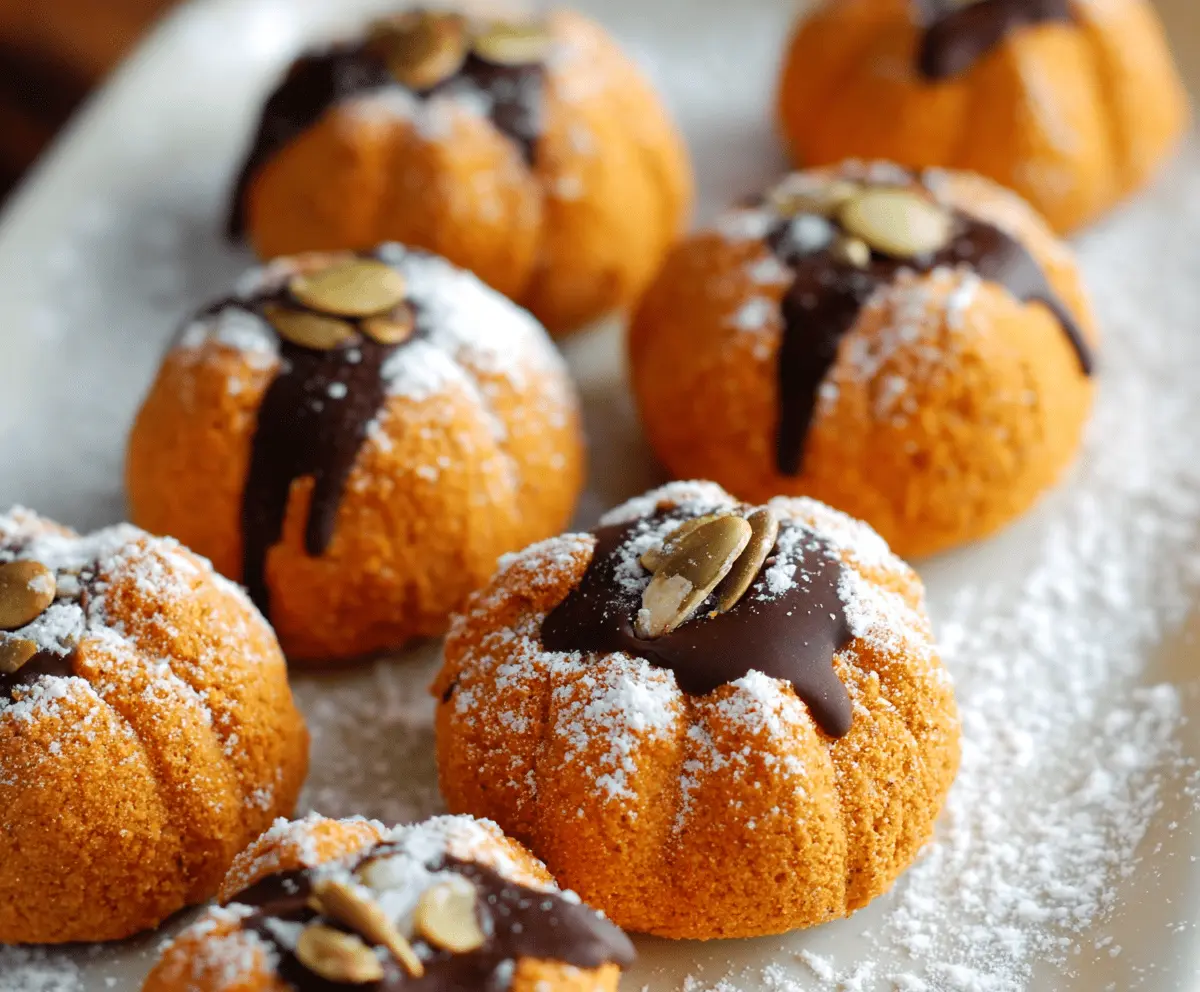 Delicious pumpkin cheesecake truffles garnished with cinnamon, perfect for fall desserts