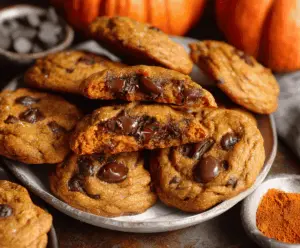 Pumpkin Chocolate Chip Cookies