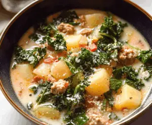 Sausage Potato and Kale Soup