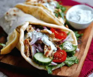 Slow Cooker Chicken Gyros