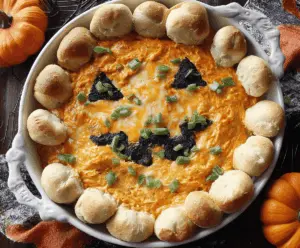 Spooky Halloween Buffalo Dip