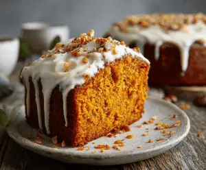 Sweet Potato Butter Cake with Easy Glaze