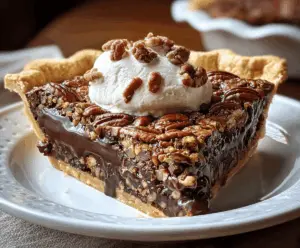 Texas Chocolate Pecan Pie