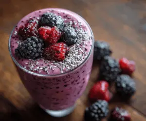 Mixed Berry Chia Energy Smoothie