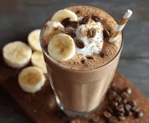 Mocha Banana Protein Smoothie