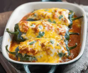 Baked Chicken Chili Relleno