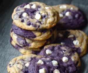 Bakery-Style Blueberry White Chocolate Chip Cookies
