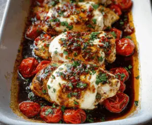 Balsamic Chicken Breast with Mozzarella