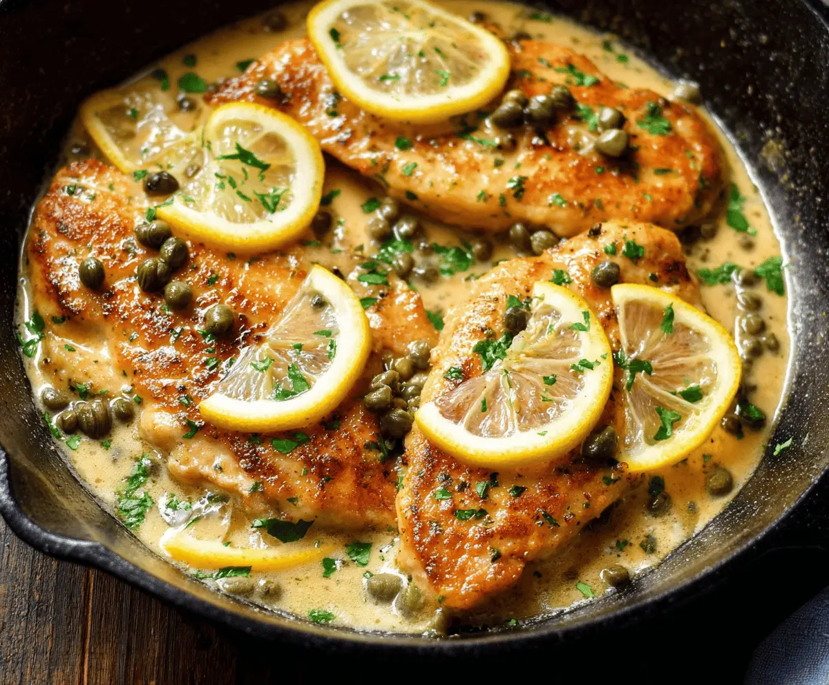 Easy Chicken Piccata with Lemon Sauce