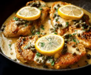Chicken Piccata with Lemon Sauce