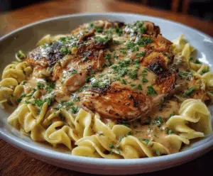 Chicken with Buttered Noodles