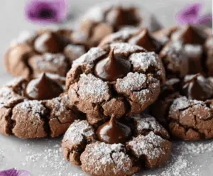 Chocolate Blossom Cookies