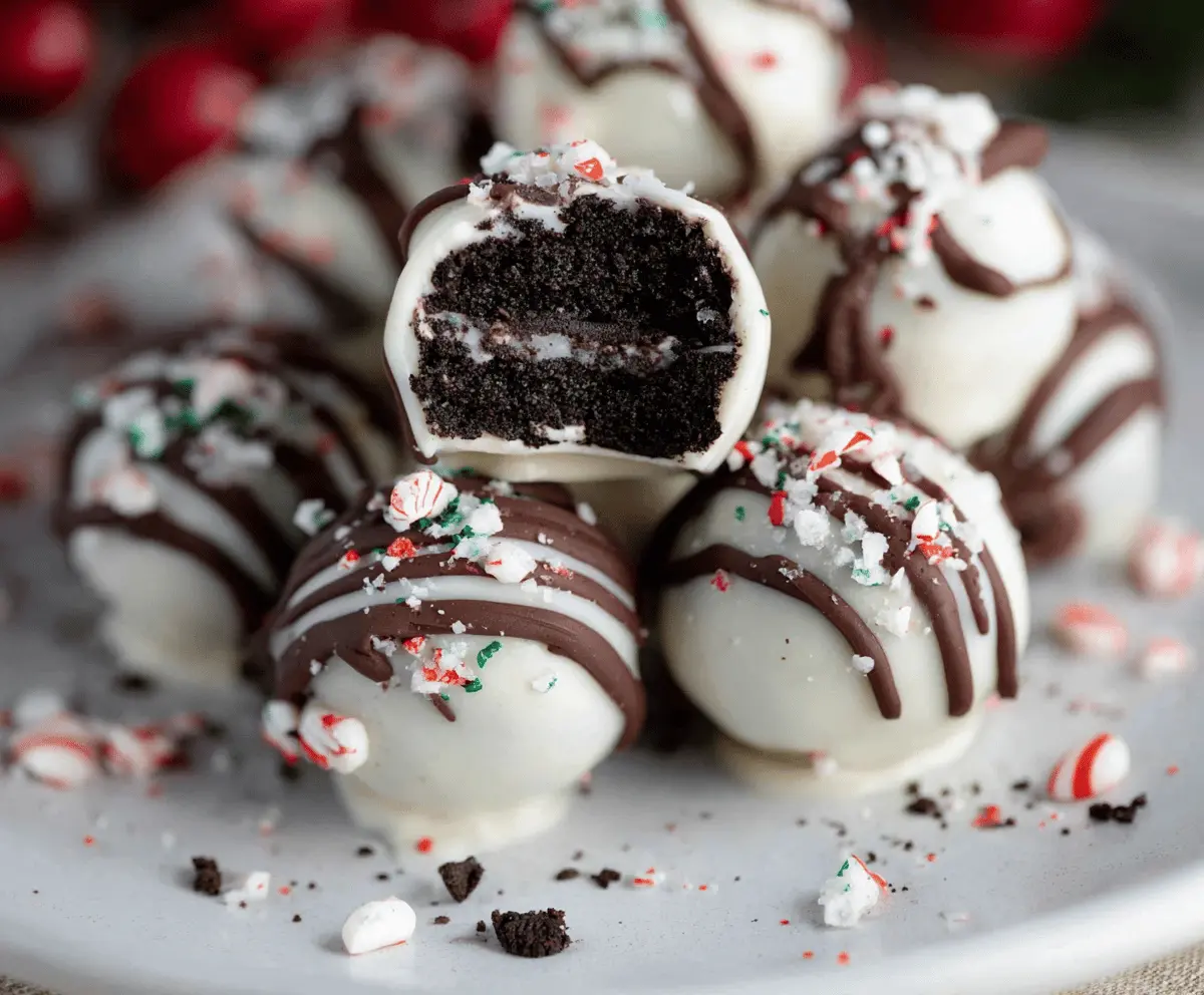 Easy Christmas Oreo Balls Recipe