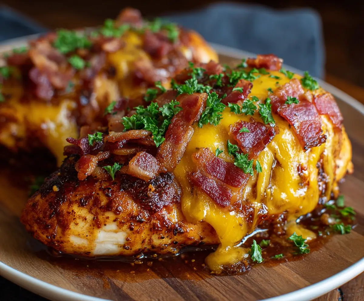 Easy Cowboy BBQ Bacon Cheddar Chicken