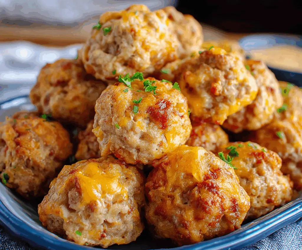 Cream Cheese Sausage Balls