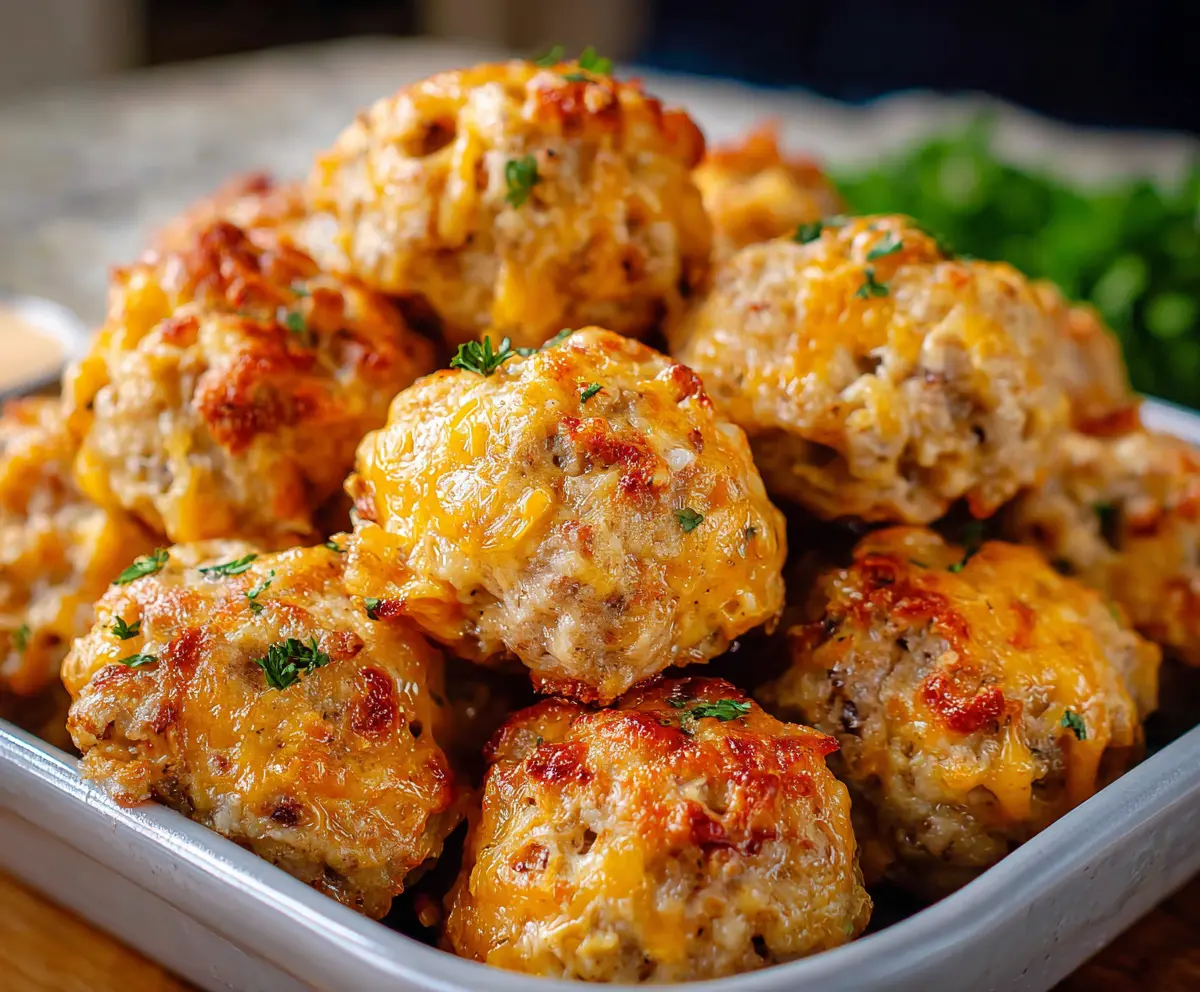 Easy Cream Cheese Sausage Balls Recipe