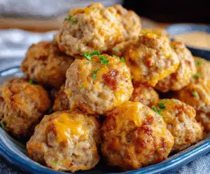 Cream Cheese Sausage Balls