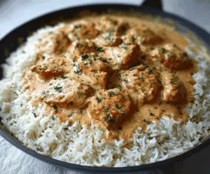 Creamy Smothered Chicken and Rice