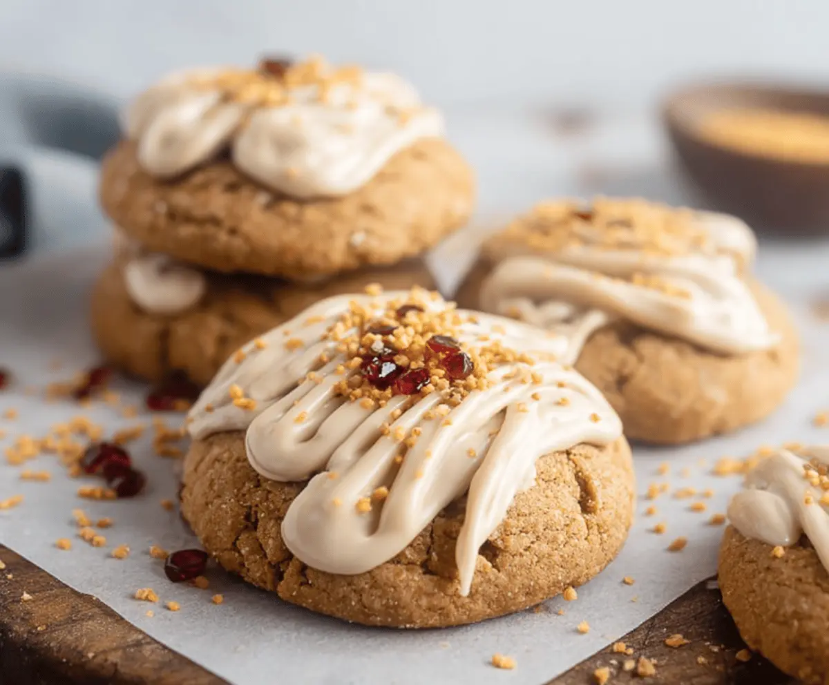Easy CRUMBL Gingerbread Cookies Recipe