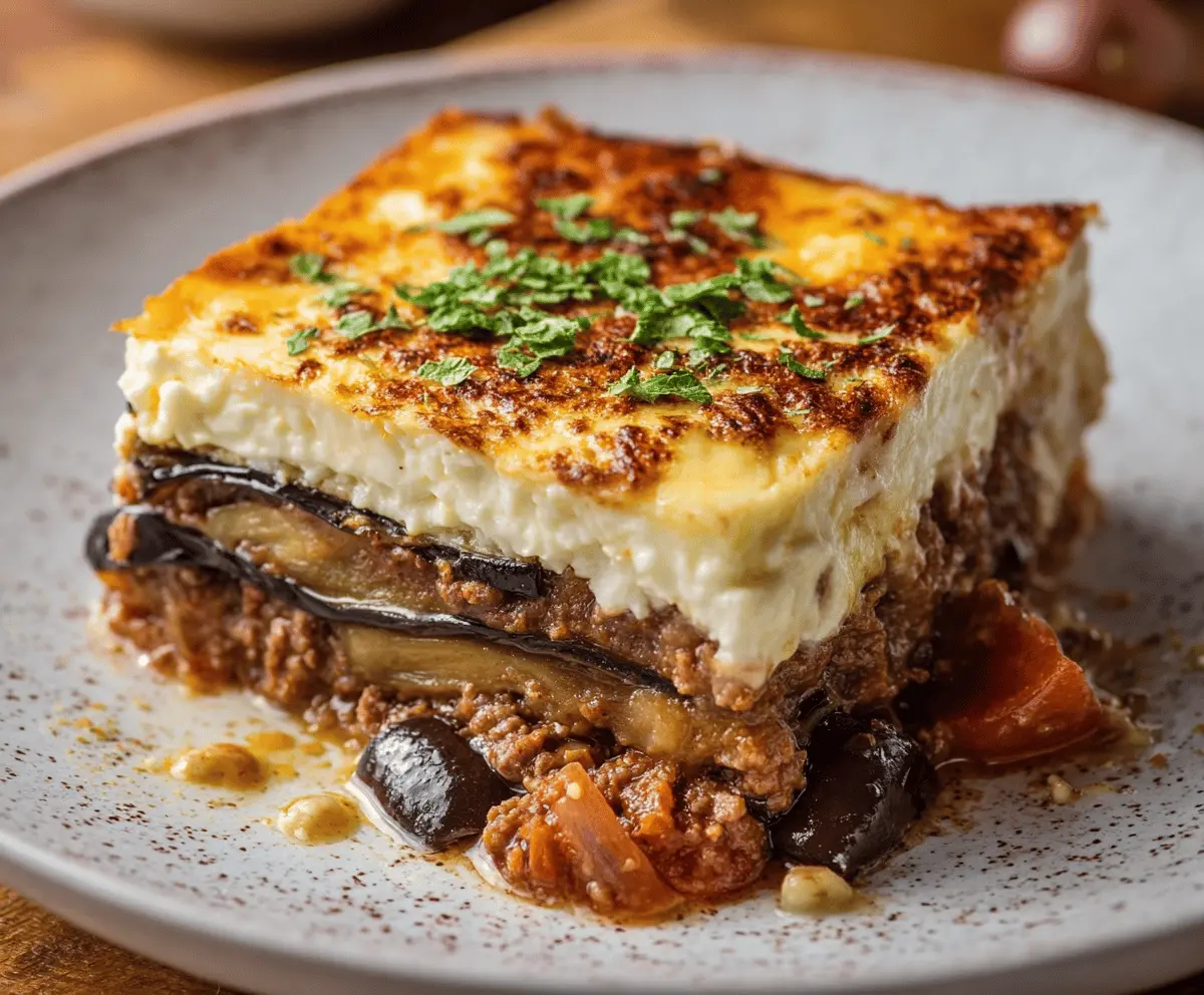 Classic Greek Moussaka Recipe