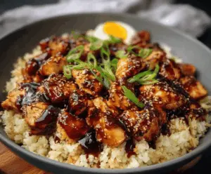 Honey BBQ Chicken Rice
