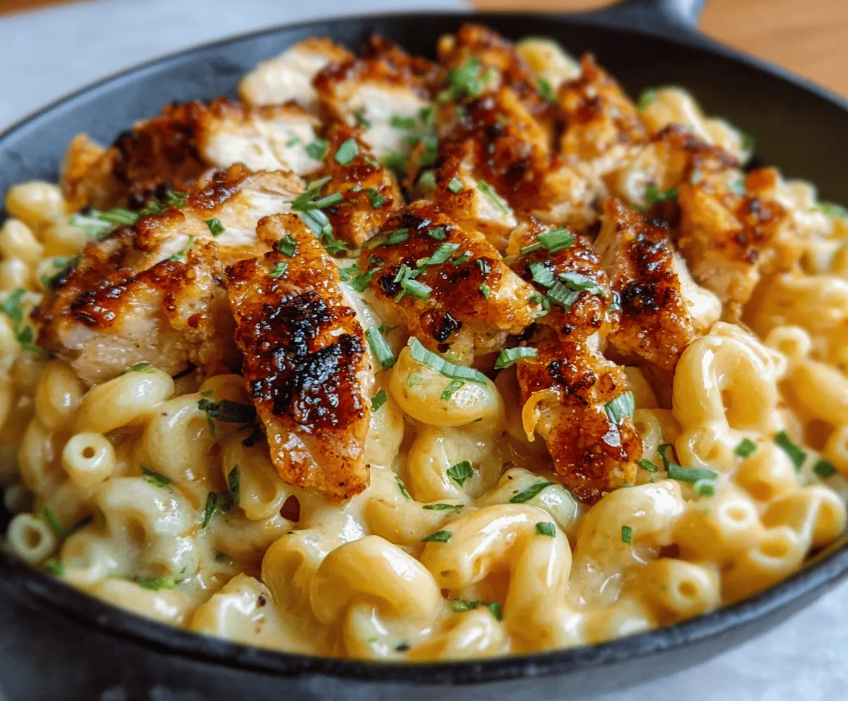 Hot Honey Chicken Mac and Cheese