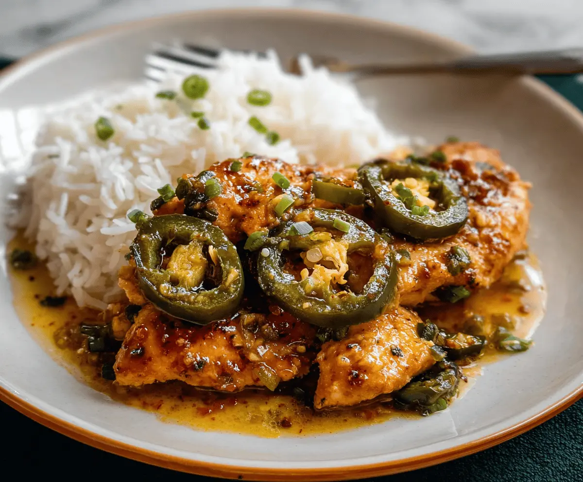 Easy Spicy Jalapeno Chicken