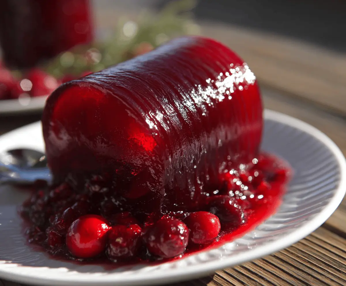 Easy Jellied Cranberry Sauce Recipe