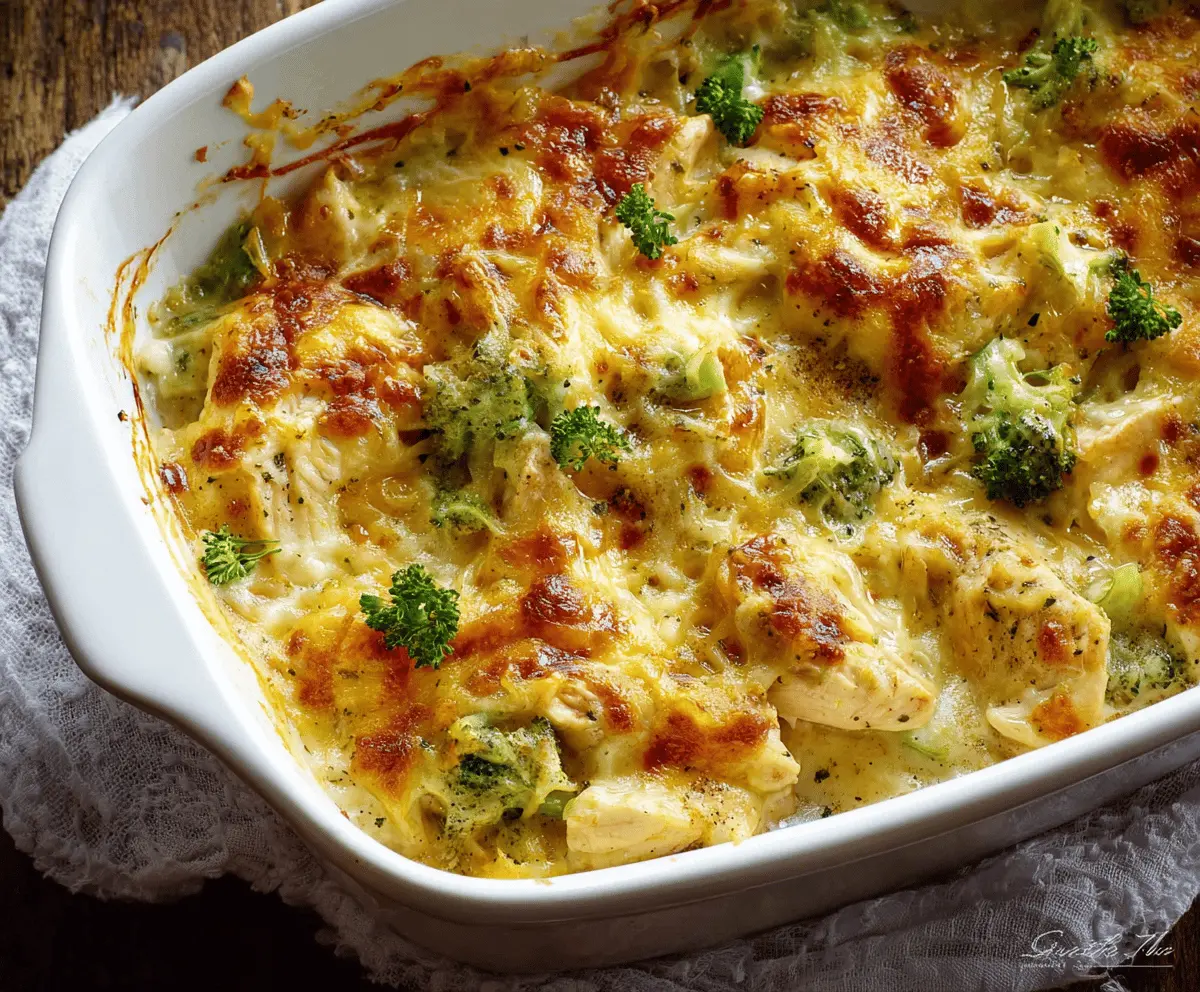 Easy Low Carb Chicken Casserole