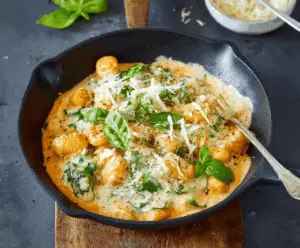 Millionaire Gnocchi with Creamy Sauce