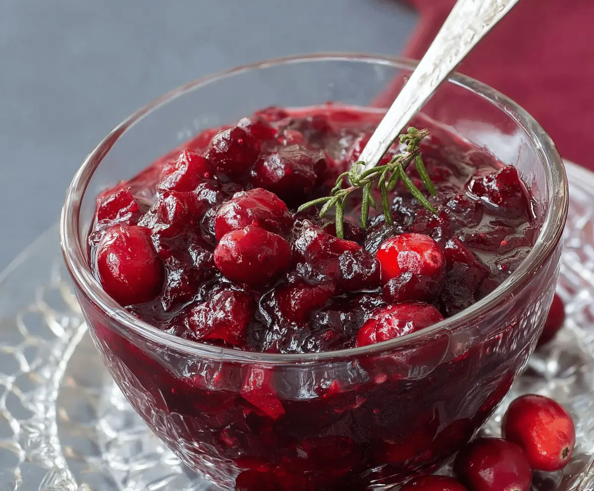 Best Christmas Cranberry Sauce Recipe