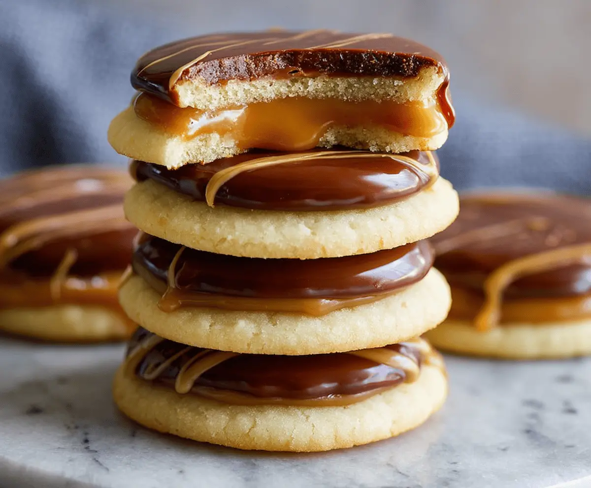 Easy Twix-Style Cookies Recipe