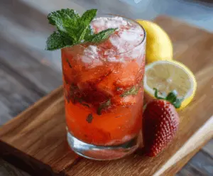 Strawberry Mint Lemonade Refresher