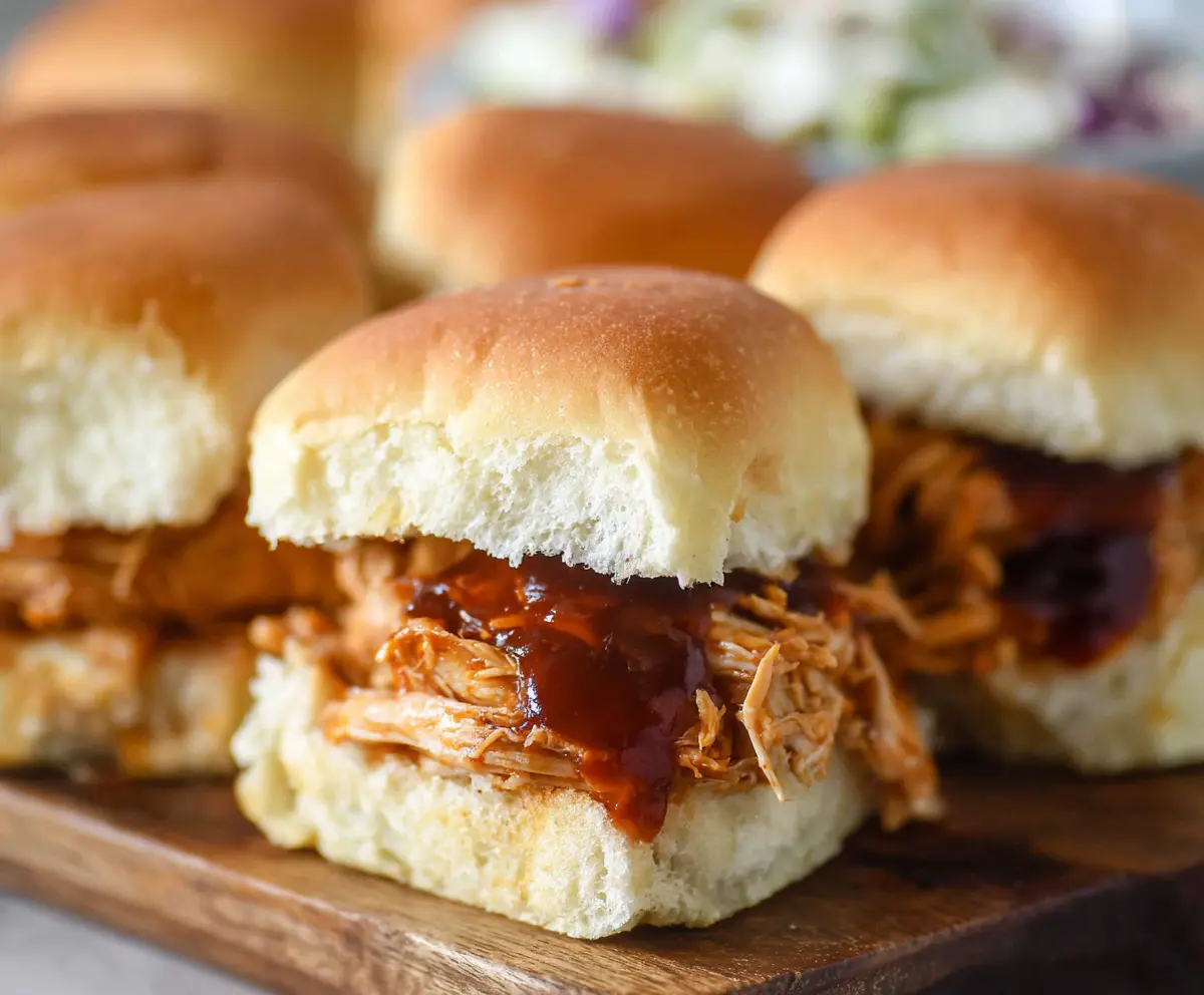Easy BBQ Chicken Sliders Recipe