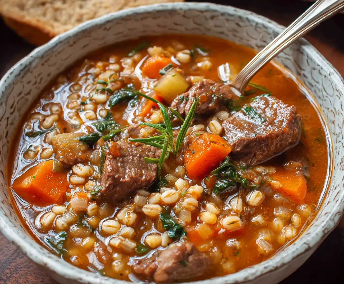 Hearty Beef and Barley Soup